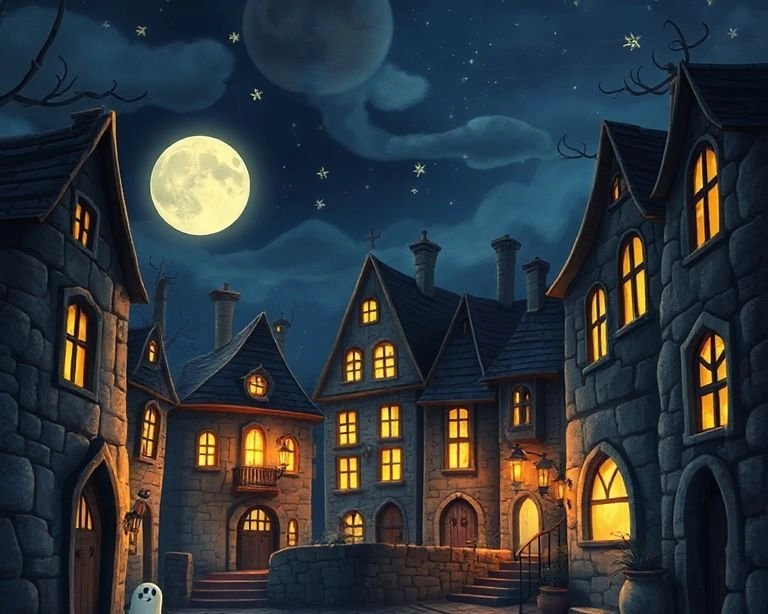 Hayalet Kasabanın Esrarengiz Gece Yarısı Masalı Hayalet Kasabanın Esrarengiz Gece Yarısı Masalı
