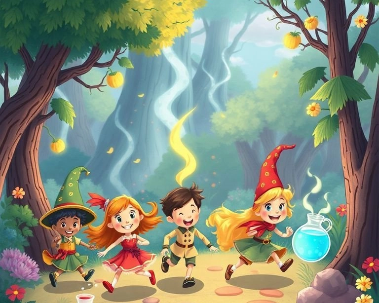 İyileştirici İksirin Peşinde Masalı İyileştirici İksirin Peşinde Masalı