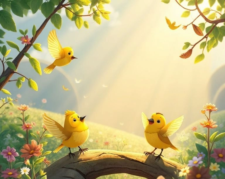 Kanarya ve Sihirli Tohumlar Masalı Kanarya ve Sihirli Tohumlar Masalı