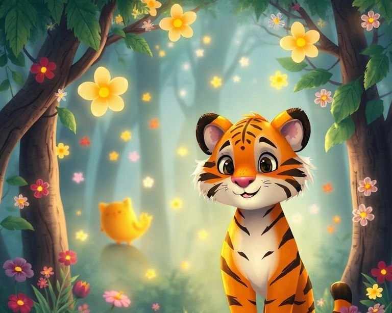 Kaplanın Gizemli Ormanı Masalı Kaplanın Gizemli Ormanı Masalı