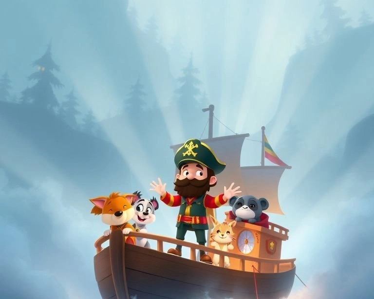 Kaptan Korkusuz'un Maceraları: Sisli Limanın Esrarı Masalı