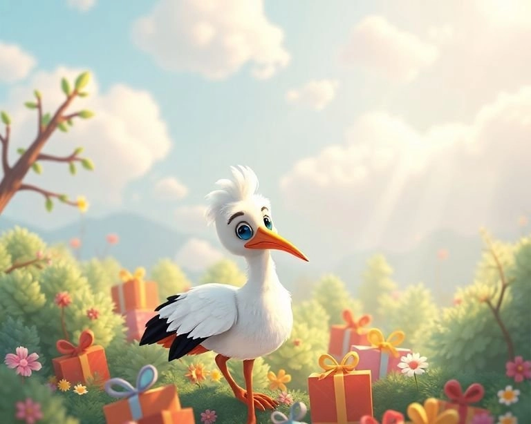 Kargo Görevlisi Leylek'in Büyülü Macerası Masalı