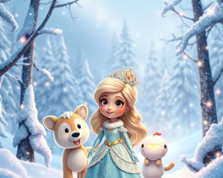 Kartopu Prensesi ve Cesur Macera Masalı Kartopu Prensesi ve Cesur Macera Masalı