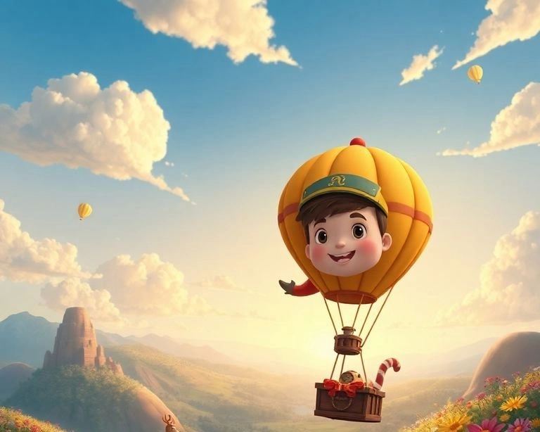 Kayıp Haritanın Peşinde: Balon Pilotu'nun Arayışı Masalı Kayıp Haritanın Peşinde: Balon Pilotu'nun Arayışı Masalı