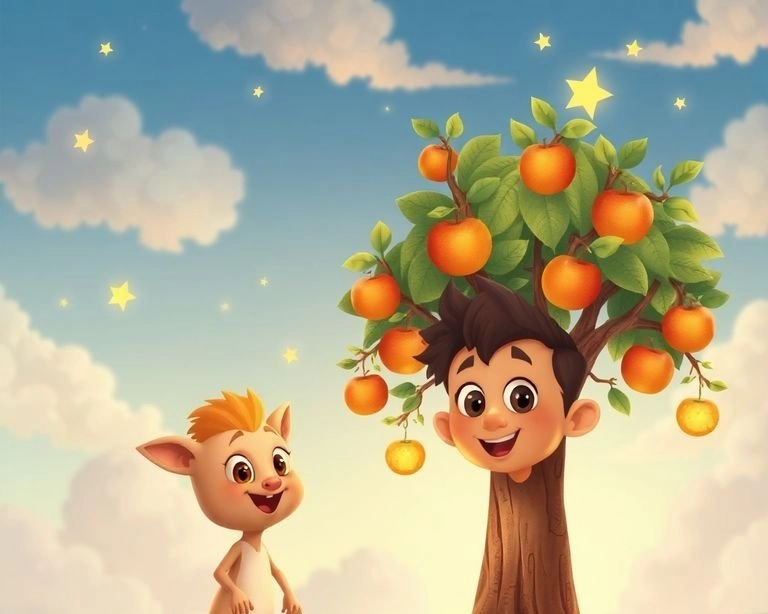 Keloğlan ve Büyülü Elma Masalı Keloğlan ve Büyülü Elma Masalı