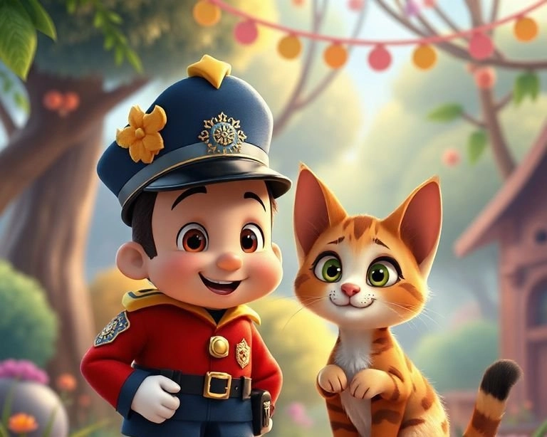 Kibar Jandarma ve Meraklı Kedi Masalı Kibar Jandarma ve Meraklı Kedi Masalı