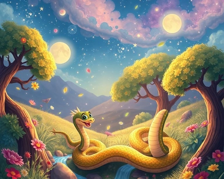 Kobra'nın Sihirli Dünyası Masalı