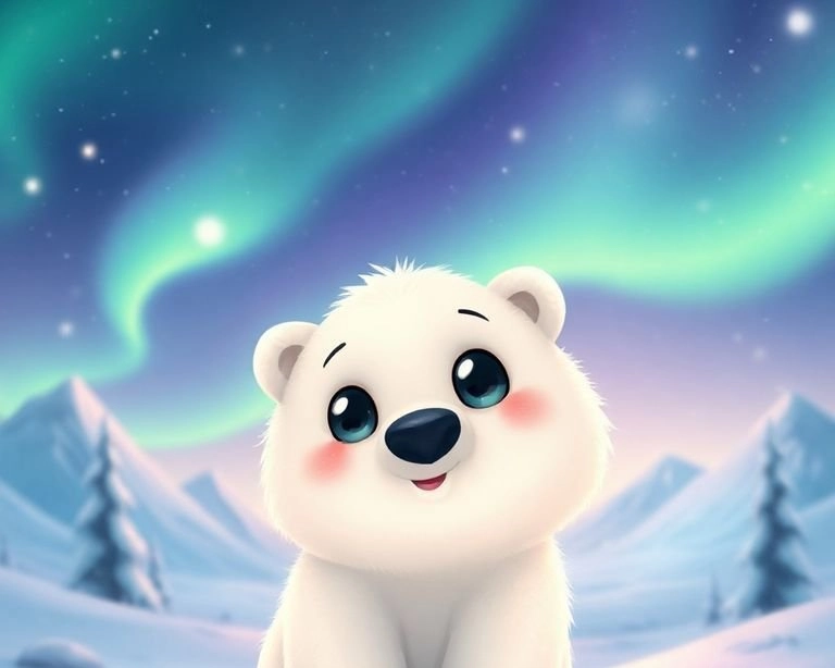 Kutup Ayısı ve Sihirli Kutup Işıkları Masalı Kutup Ayısı ve Sihirli Kutup Işıkları Masalı