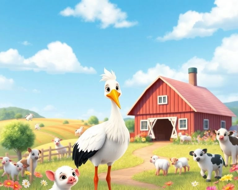 Leylek ve Çiftlik Macerası Masalı