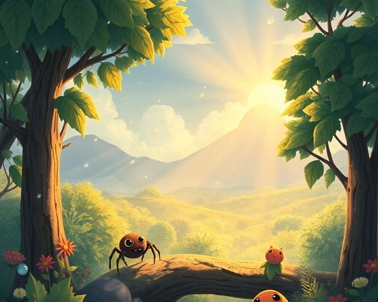 Maceracı Örümcek Yavrusu Masalı