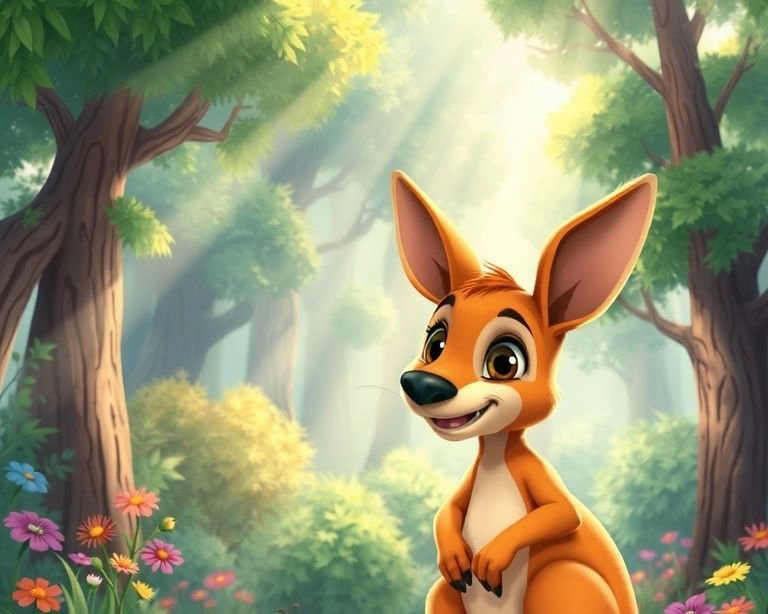 Meraklı Kanguru Masalı