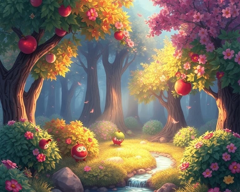 Mutlu Sonlu Sihirli Elma Masalı Mutlu Sonlu Sihirli Elma Masalı