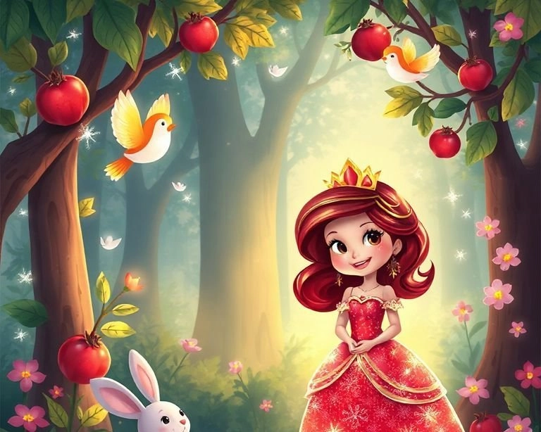 Nar Prenses ve Büyülü Orman Masalı Nar Prenses ve Büyülü Orman Masalı