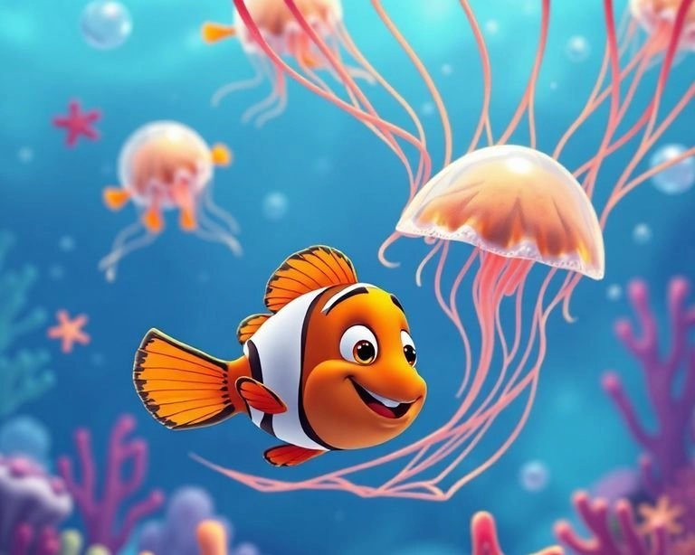 Nemo'nun Büyük Kaçışı: Denizanası Kapanı Masalı