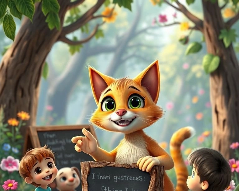 Öğretmen Kedinin Bilge Dersleri Masalı Öğretmen Kedinin Bilge Dersleri Masalı