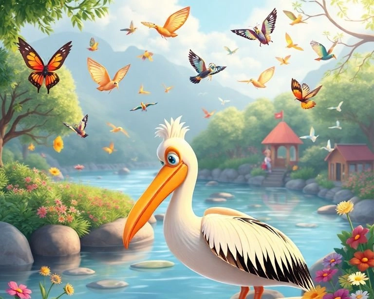 Pelikanın Masal Diyarı Masalı Pelikanın Masal Diyarı Masalı