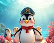 Penguen Kaptanın Büyük Yolculuğu Masalı Penguen Kaptan