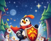 Penguen Şövalyenin Cesur Serüveni Masalı Penguen valyenin