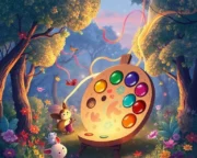 Peri Masalı: Ressamın Sihirli Paleti Masalı Peri Masal