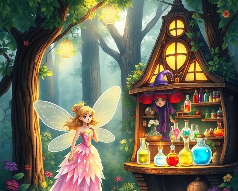 Peri Prenses ve Cadılar Ormanı'nın Laneti Masalı Peri Prenses ve Cadılar Ormanı'nın Laneti Masalı