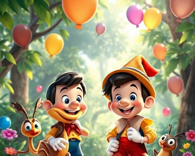 Pinokyo'nun Uçan Halısı Masalı Pinokyo'nun Uçan Halısı Masalı