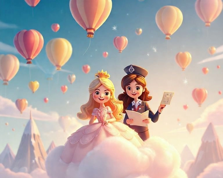 Prenses ve Hostesin Görkemli Yolculuğu Masalı Prenses ve Hostesin Görkemli Yolculuğu Masalı