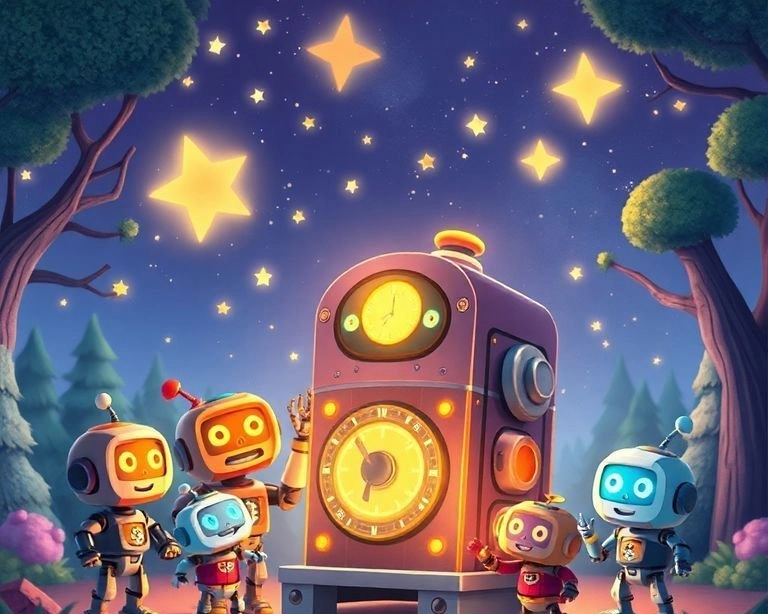 Robotun Zaman Makinesi Masalı Robotun Zaman Makinesi Masalı