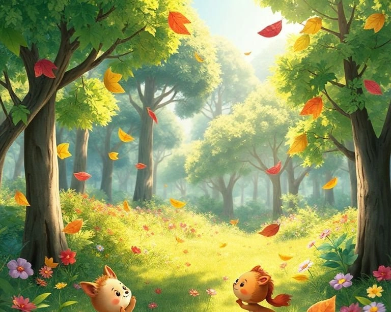 Rüzgarla Dans Eden Yapraklar Masalı Rüzgarla Dans Eden Yapraklar Masalı