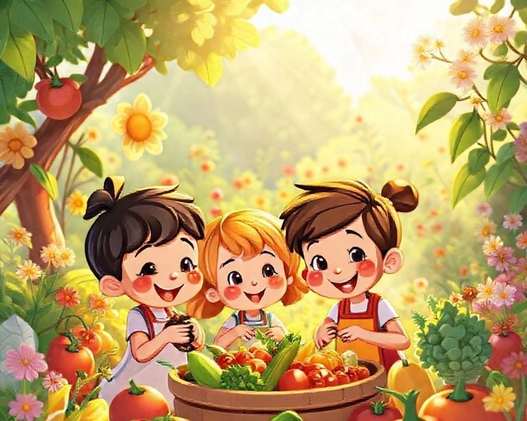 Sağlıklı Beslenme ve Mutlu Çocuklar Masalı