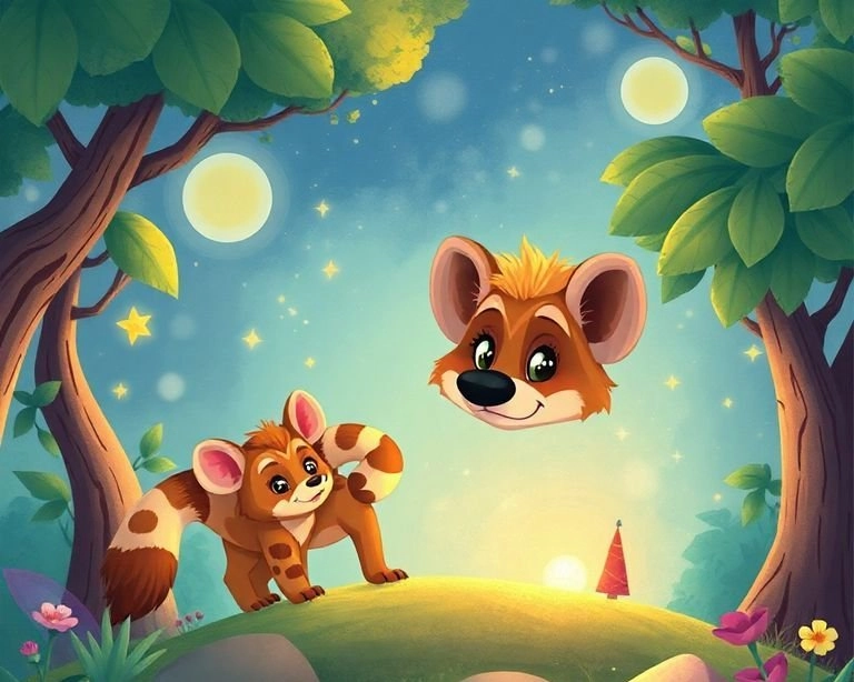 Sırtlanın Meraklı Macerası Masalı Sırtlanın Meraklı Macerası Masalı