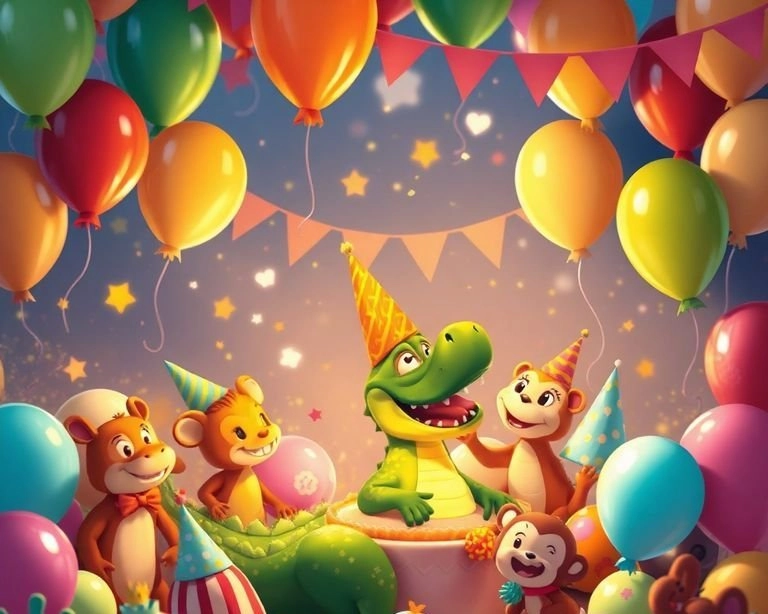 Timsahın Çılgın Doğum Günü Masalı Timsahın Çılgın Doğum Günü Masalı