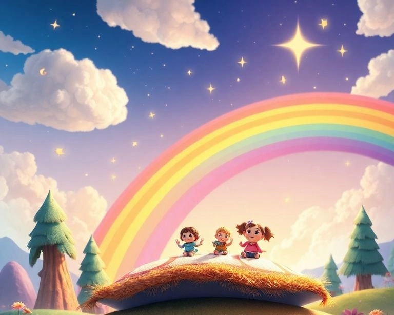 Uçan Halı ve Gökkuşağı Ülkesi Masalı