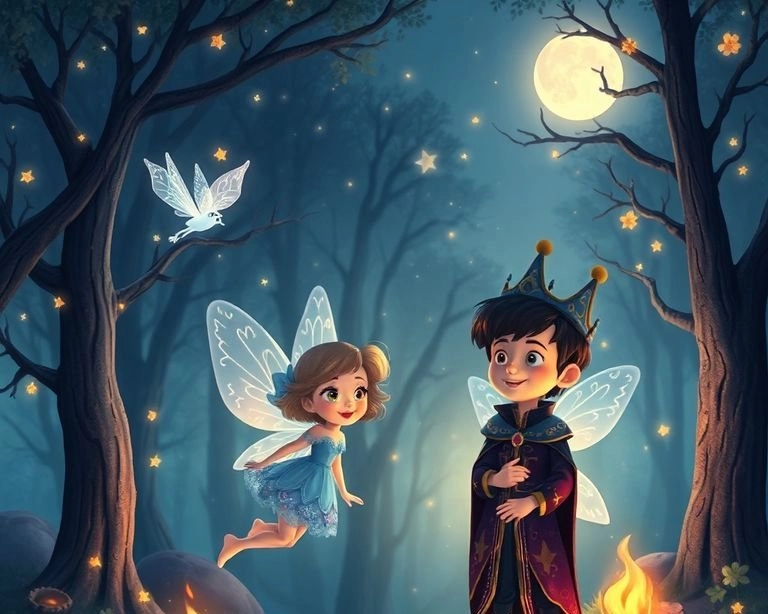 Uyku Perisi ve Gece Kralının Dostluğu Masalı Uyku Perisi ve Gece Kralının Dostluğu Masalı