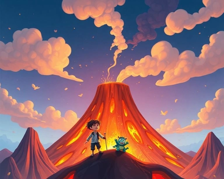 Volkan Patlaması ve Jeofizikçi Kahraman Masalı Volkan Patlaması ve Jeofizikçi Kahraman Masalı