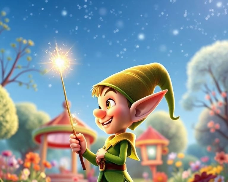 Yaramaz Elf ve Parkın Sırrı Masalı Yaramaz Elf ve Parkın Sırrı Masalı