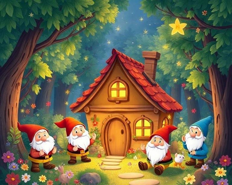 Yedi Cüceler ve Mutlu Son Masalı Yedi Cüceler ve Mutlu Son Masalı