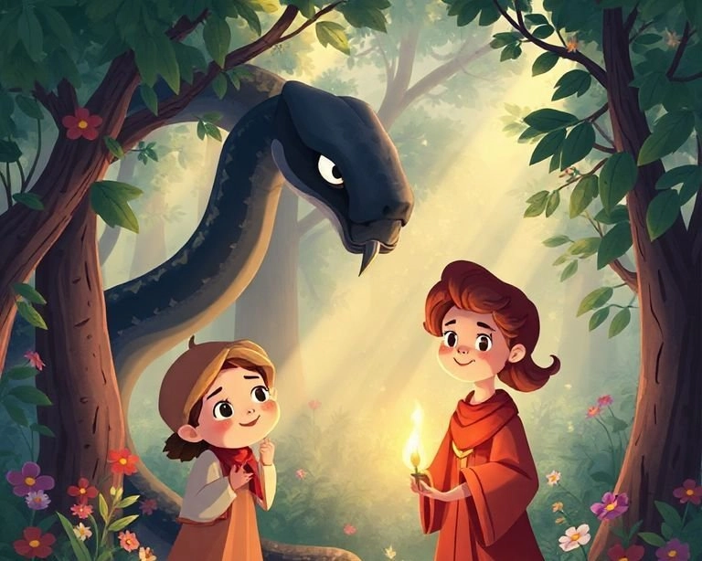 Yılanın Hikayesi: Kötülüğün İyilikle Yenilmesi Masalı Yılanın Hikayesi: Kötülüğün İyilikle Yenilmesi Masalı