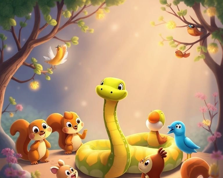 Yılanın Öğretici Yolculuğu: Değerli Dostluk Masalı
