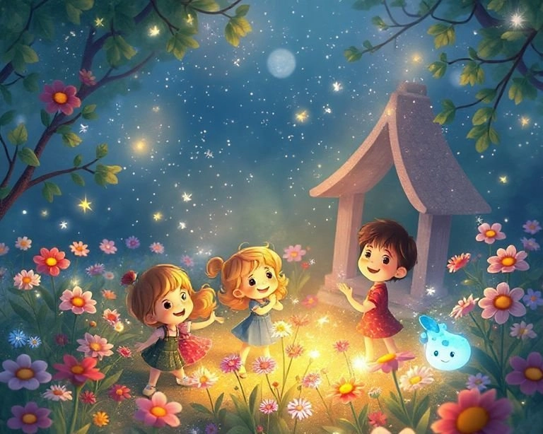 Yıldız Tozuyla Büyüyen Çiçekler Masalı Yıldız Tozuyla Büyüyen Çiçekler Masalı