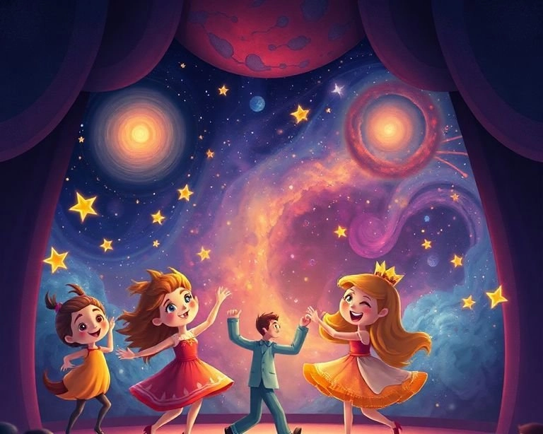 Yıldızların Dansı: Galaksi Tiyatro Macerası Masalı Yıldızların Dansı: Galaksi Tiyatro Macerası Masalı