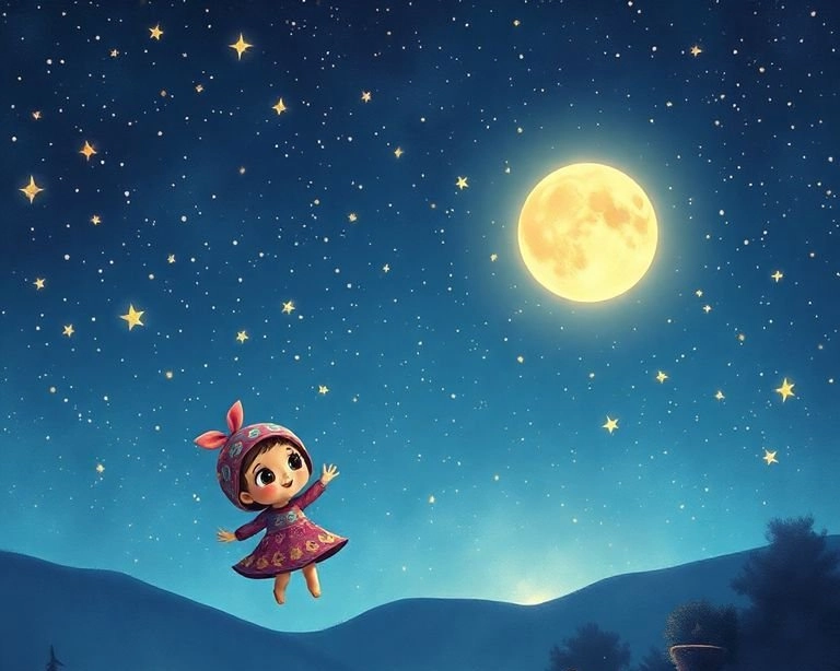 Yıldızlarla Dolu Gece: Uçan Halının Serüveni Masalı Yıldızlarla Dolu Gece: Uçan Halının Serüveni Masalı