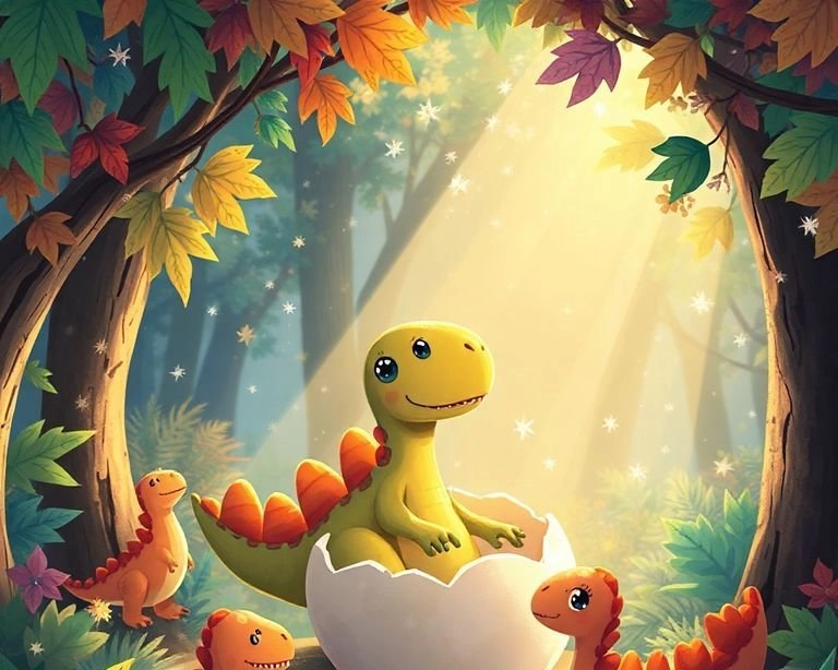 Yumurtadan Çıkan Dinozor Masalı Yumurtadan Çıkan Dinozor Masalı