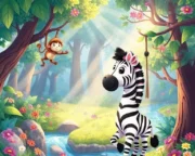 Zebra'nın Yolculuğu Masalı Zebra n