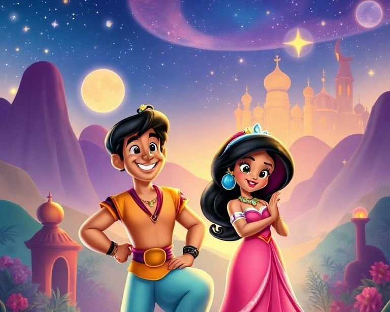 Aladdin ve Prenses Yasemin Masalı Aladdin ve Prenses Yasemin Masalı