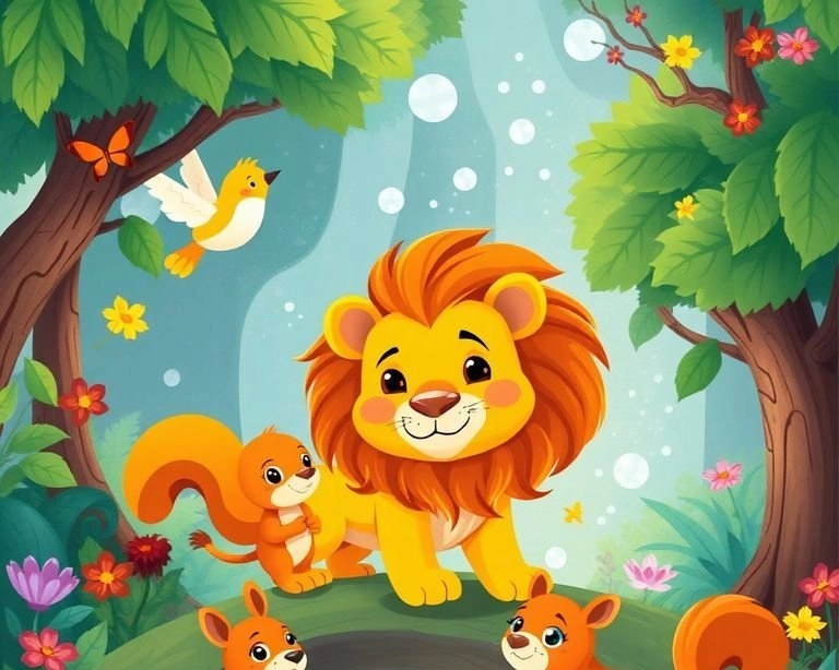 Aslanın Büyülü Dünyası Masalı