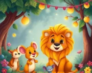 Aslanın İyilik Sınavı: Farecik ve Arkadaşları Masalı Aslan n