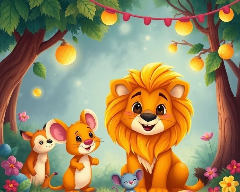 Aslanın İyilik Sınavı: Farecik ve Arkadaşları Masalı Aslanın İyilik Sınavı: Farecik ve Arkadaşları Masalı