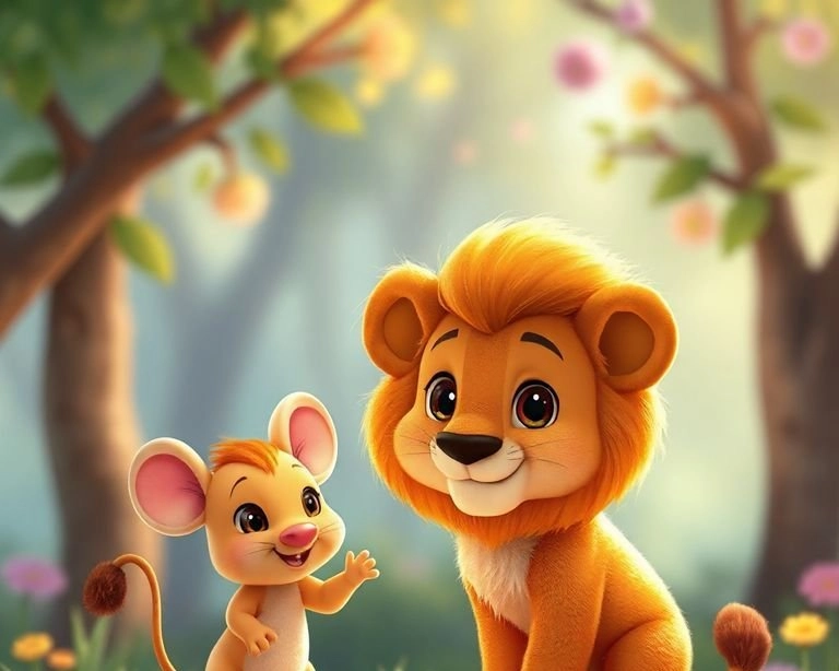 Aslanın Kıymeti: Farecikle Paylaşılan Dostluk Masalı Aslanın Kıymeti: Farecikle Paylaşılan Dostluk Masalı