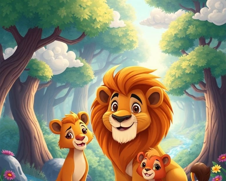 Aslanın Sihirli Yolculuğu Masalı Aslanın Sihirli Yolculuğu Masalı