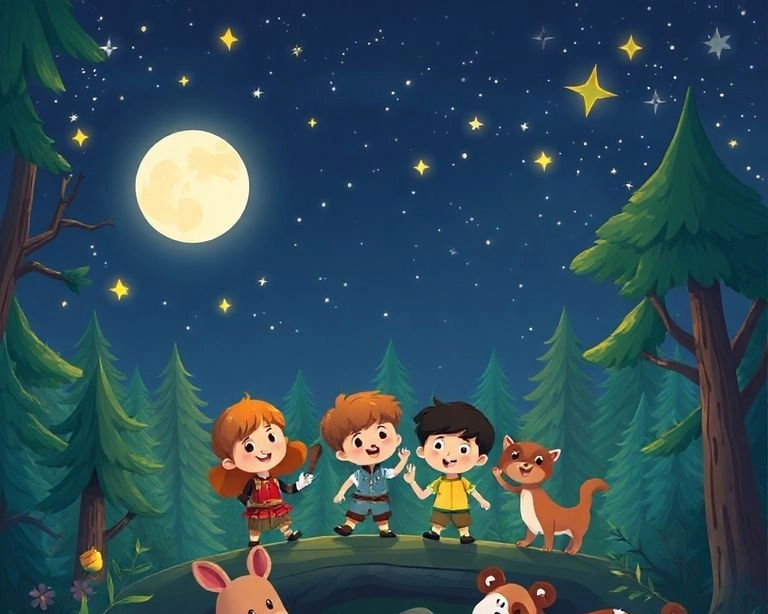 Ay Işığı Altında: Gece Yarısı Serüveni Masalı